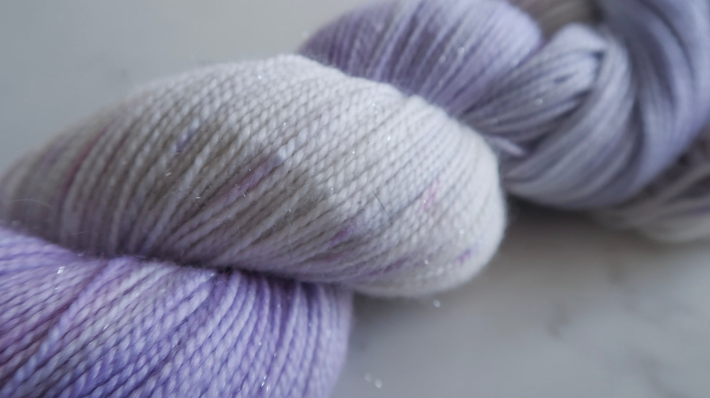 TWILIGHT GLOW Handdyed Yarn from The WINTER SKIES Collection