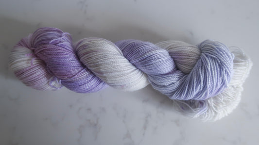 TWILIGHT GLOW Handdyed Yarn from The WINTER SKIES Collection