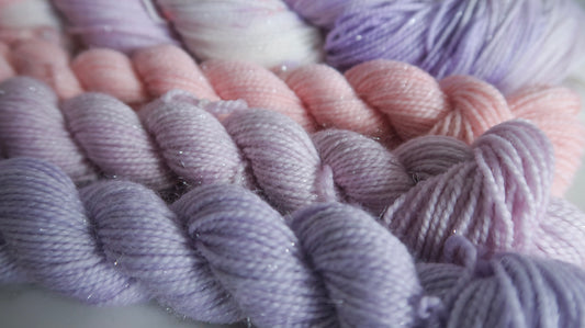 SHEPHERD'S DELIGHT SOCK SET BUNDLE Handdyed Yarn from The WINTER SKIES Collection