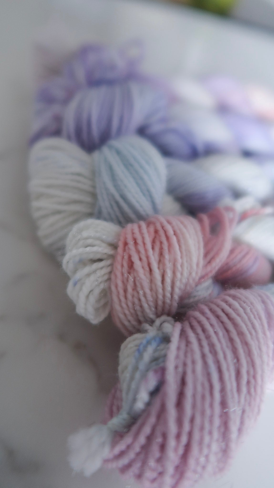 MINIS BUNDLE Handdyed Yarn from The WINTER SKIES Collection