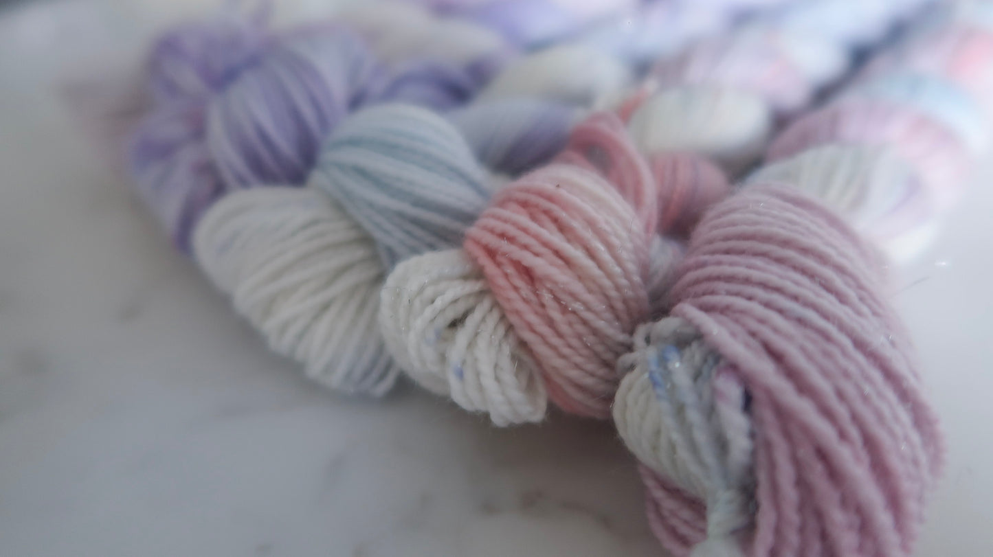 MINIS BUNDLE Handdyed Yarn from The WINTER SKIES Collection