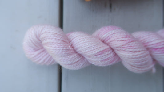 STRAWBERRY SWIRL Handdyed Yarn from The Ice Cream Collection // Dyed to Order