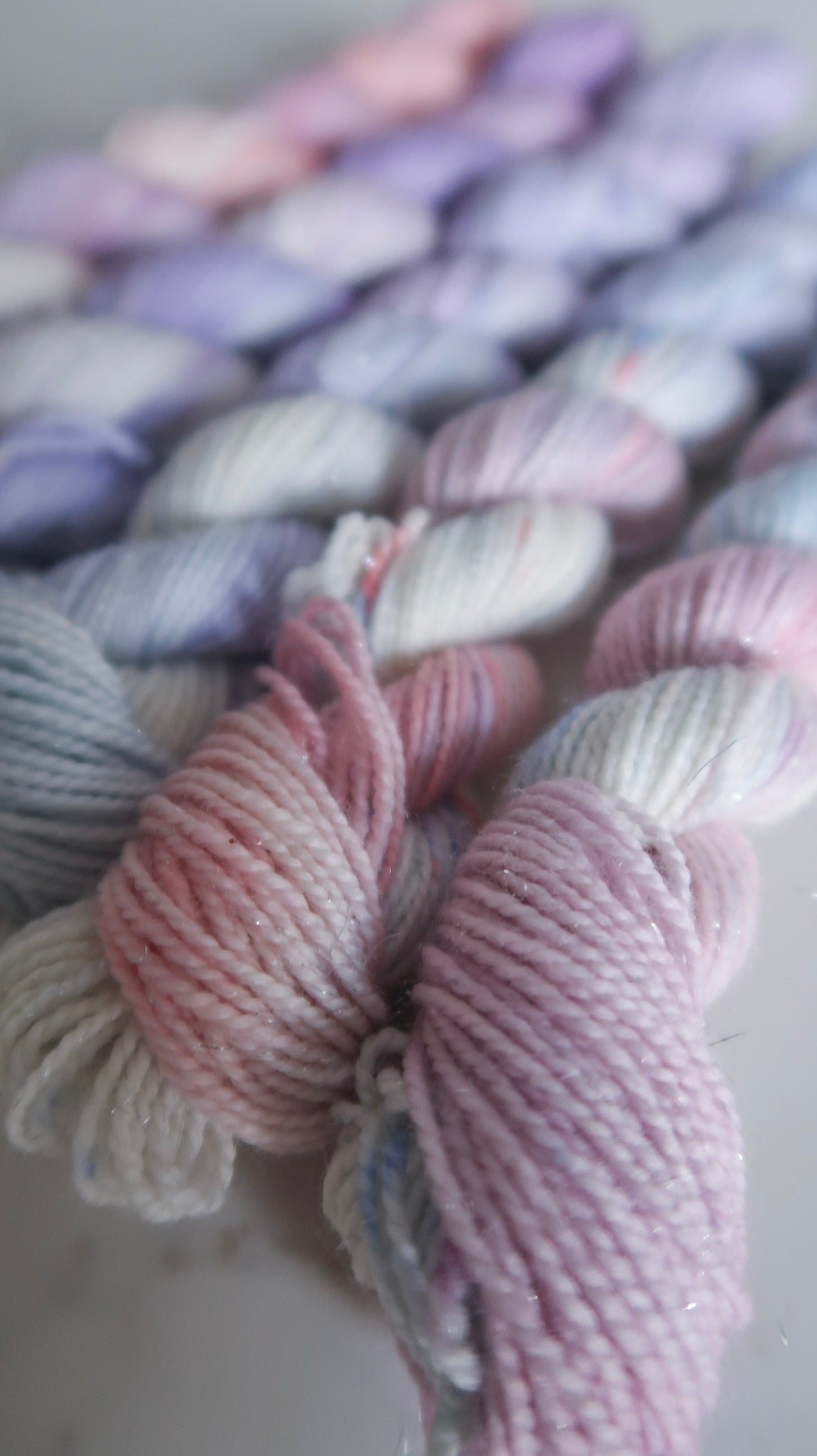 MINIS BUNDLE Handdyed Yarn from The WINTER SKIES Collection