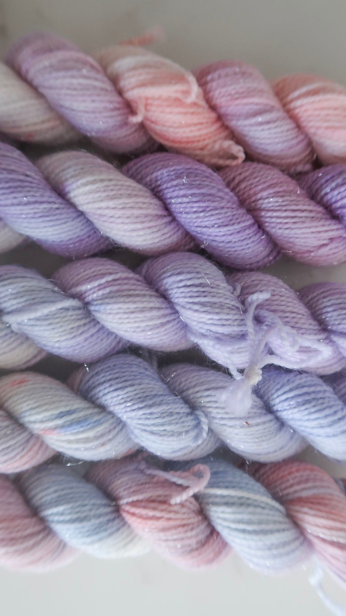 MINIS BUNDLE Handdyed Yarn from The WINTER SKIES Collection