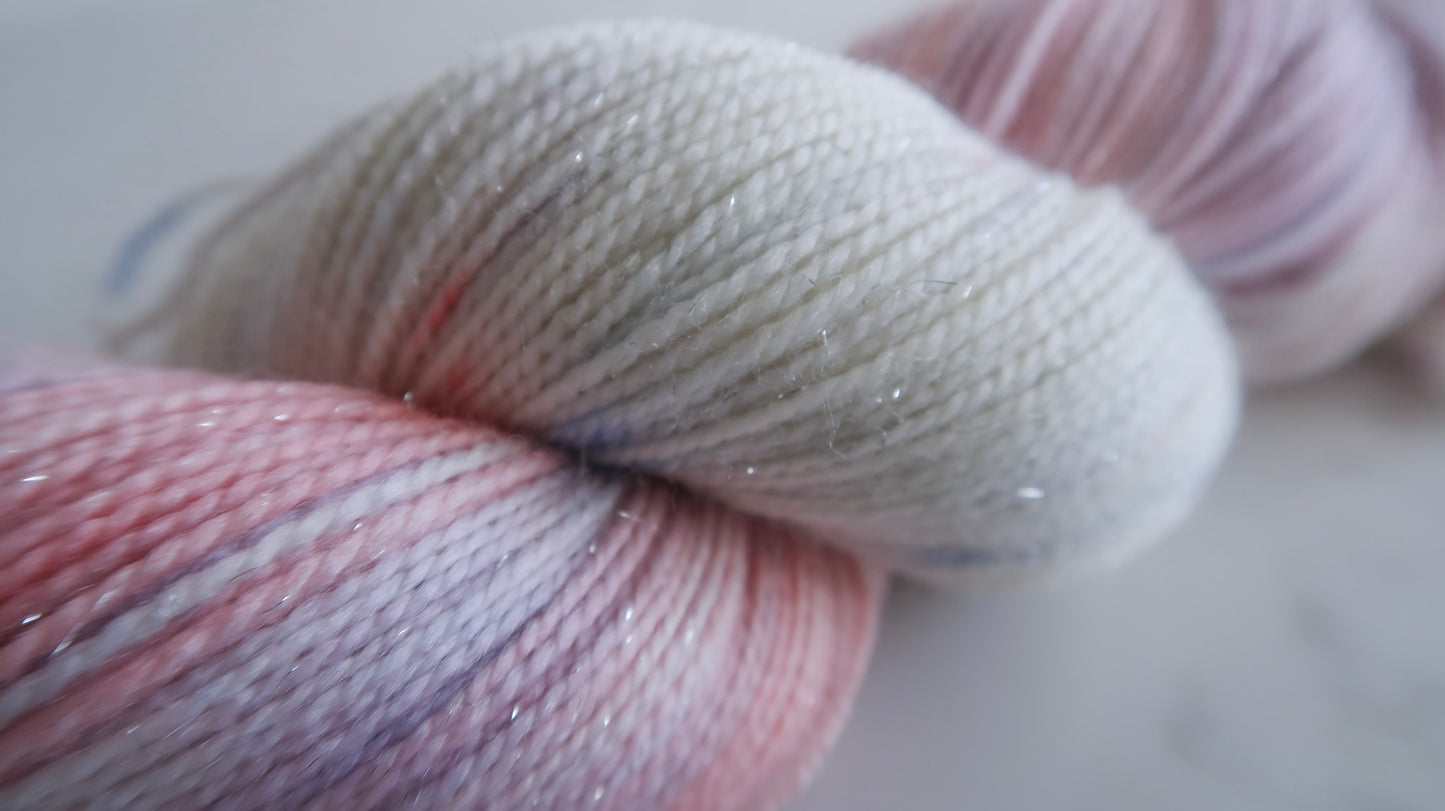 AURORA'S WHISPER Handdyed Yarn from The WINTER SKIES Collection