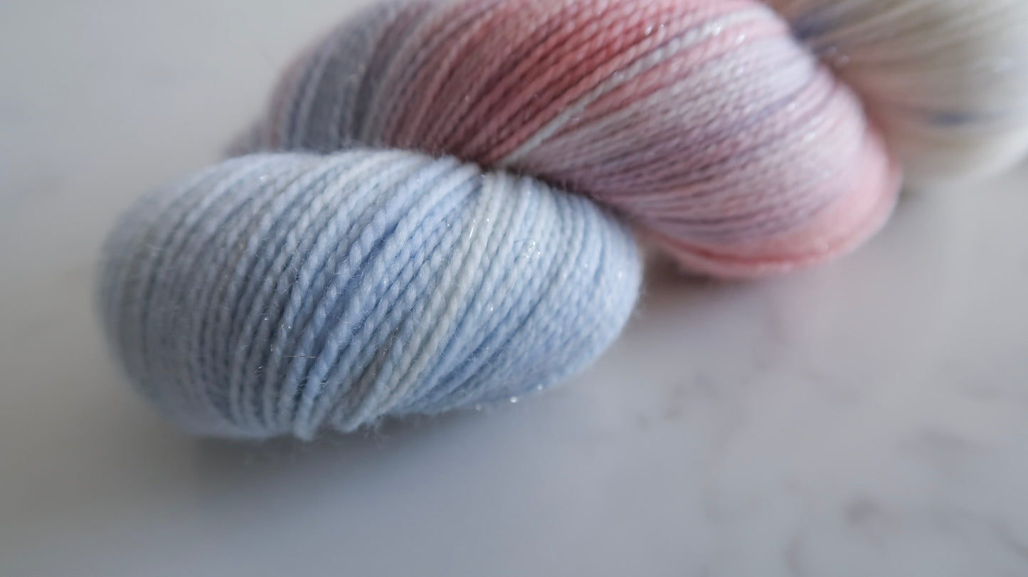 AURORA'S WHISPER SOCK SET BUNDLE Handdyed Yarn from The WINTER SKIES Collection