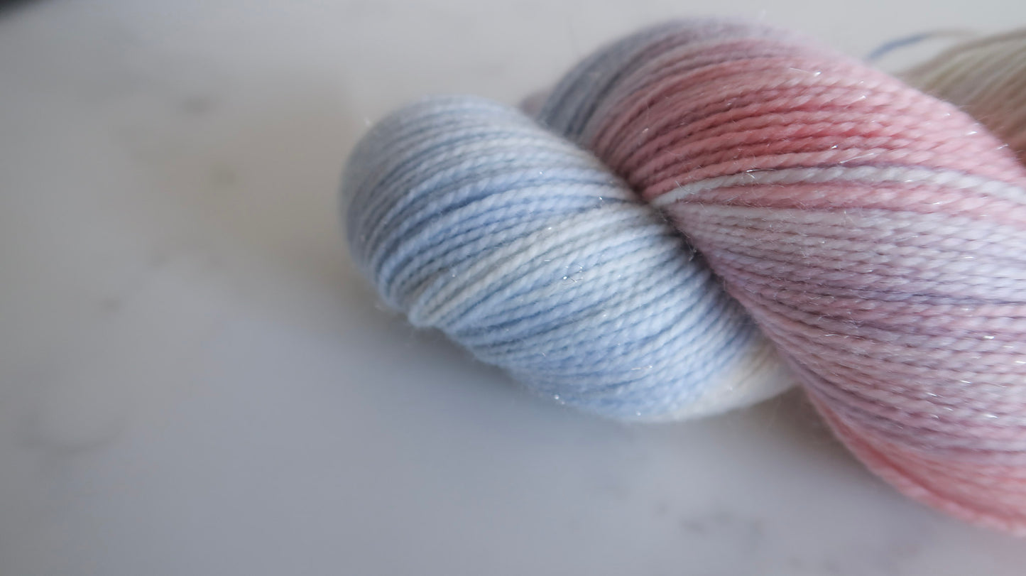 AURORA'S WHISPER SOCK SET BUNDLE Handdyed Yarn from The WINTER SKIES Collection