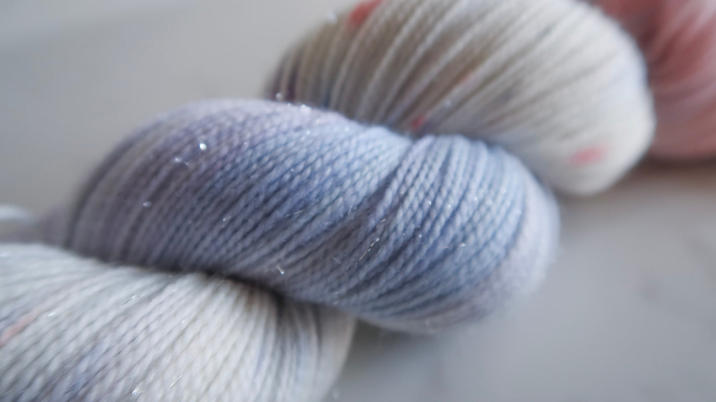 SUGARPLUM SUNSET SOCK SET BUNDLE Handdyed Yarn from The WINTER SKIES Collection