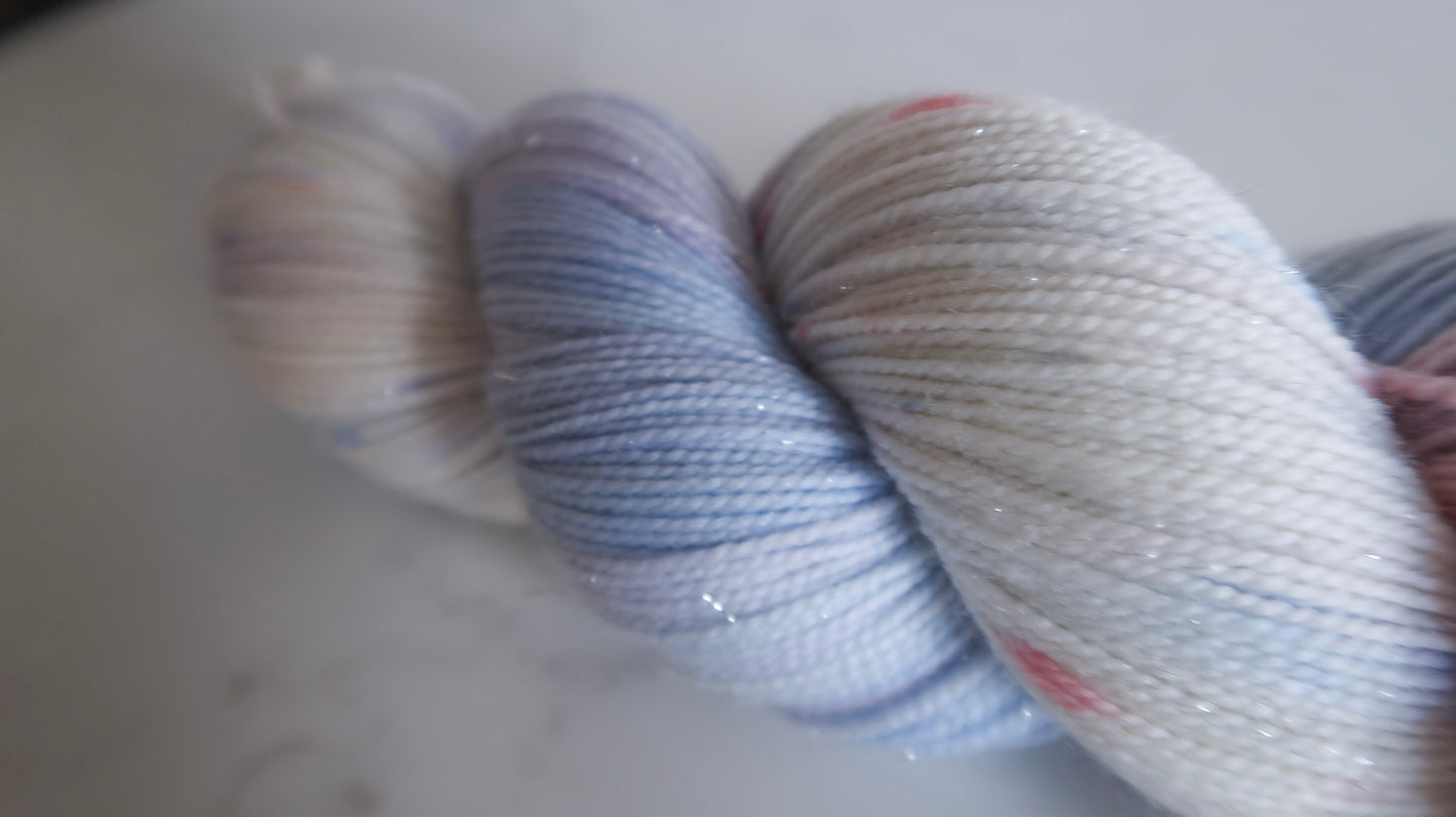 SUGARPLUM SUNSET SOCK SET BUNDLE Handdyed Yarn from The WINTER SKIES Collection
