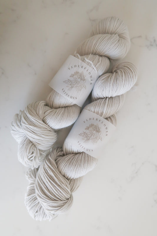 Puffing Chimney Tops Semi-Solid Handdyed Yarn // Dyed to Order