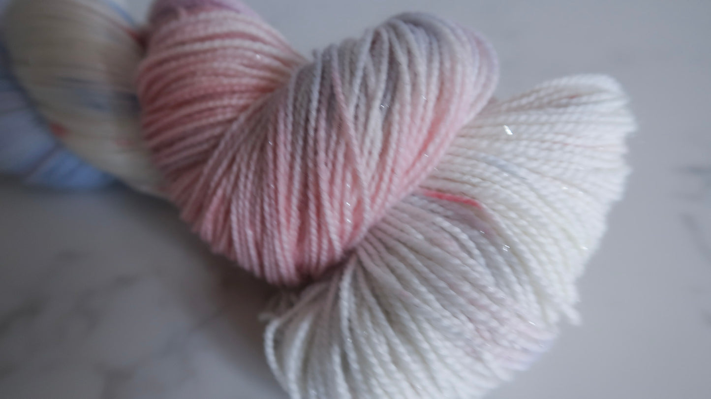 SUGARPLUM SUNSET SOCK SET BUNDLE Handdyed Yarn from The WINTER SKIES Collection