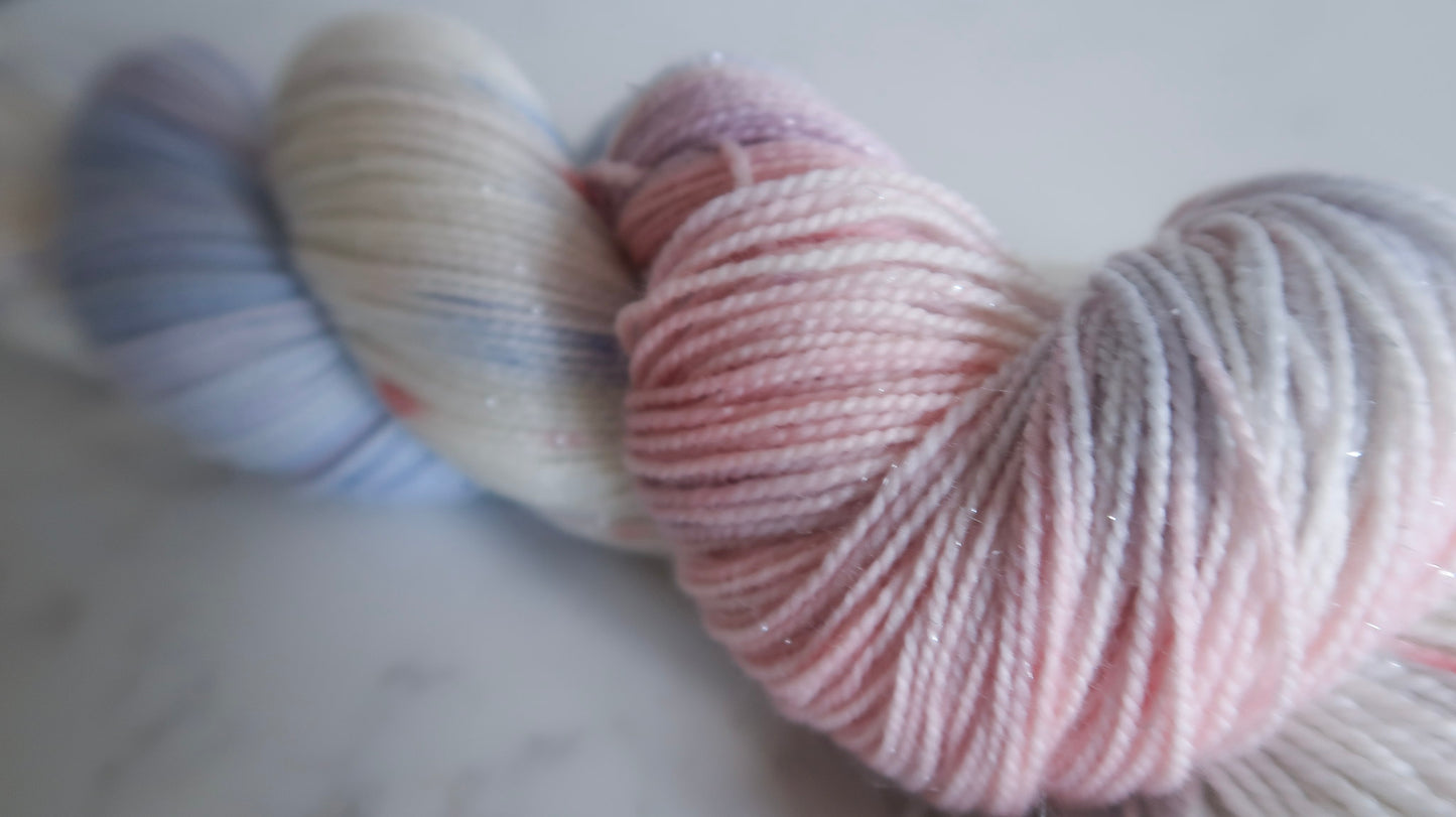 SUGARPLUM SUNSET SOCK SET BUNDLE Handdyed Yarn from The WINTER SKIES Collection
