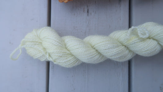 VANILLA Handdyed Yarn from The Ice Cream Collection // Dyed to Order
