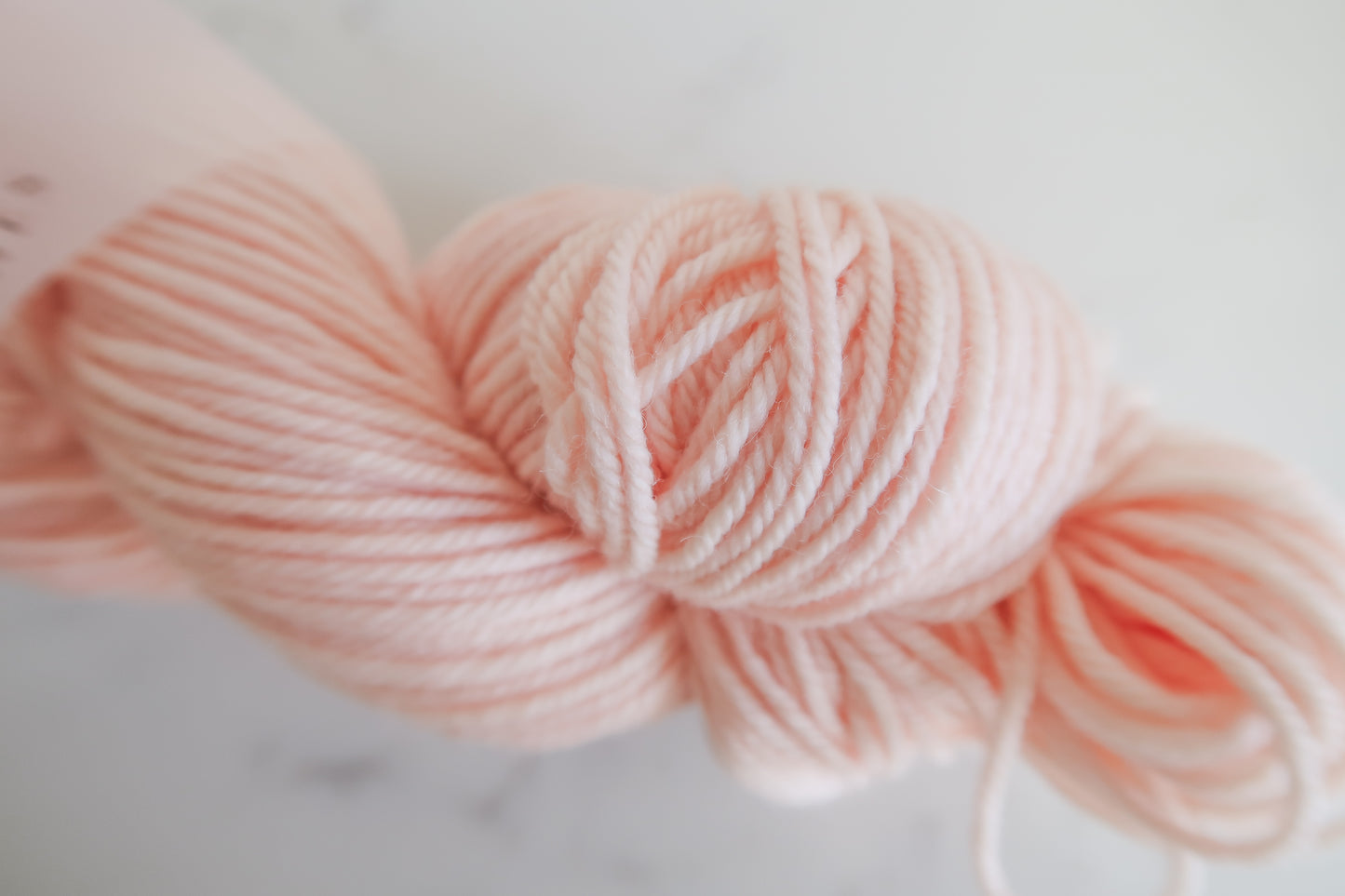 Peach Bellini Semi-Solid Handdyed Yarn // Dyed to Order