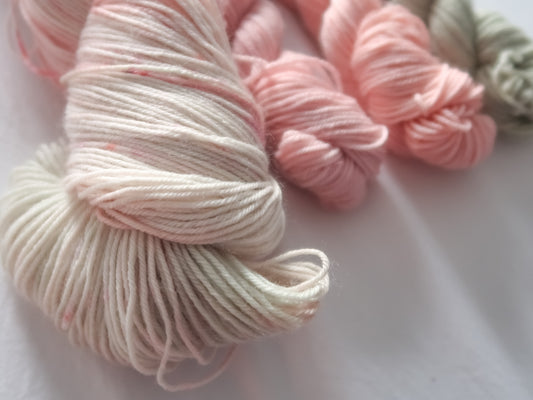 FADING BOUQUET Sock Set Bundle Handdyed Yarn from The Last Rose Collection