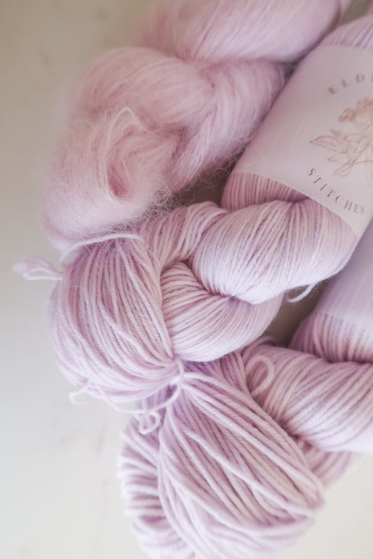 Grape Soda Semi-Solid Handdyed Yarn // Dyed to Order