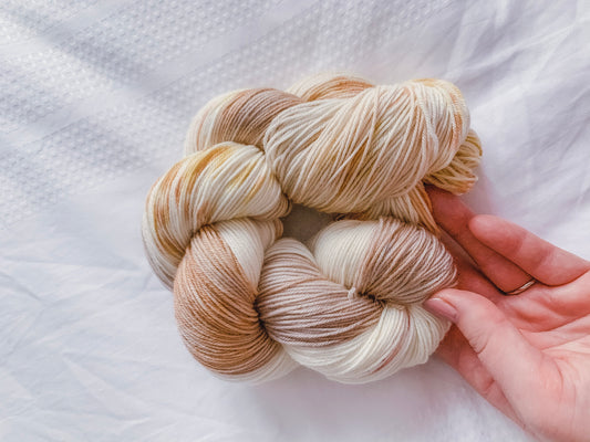 Thunderllini from the Festive Tipple Collection Handdyed Yarn, sock, sparkle, DK