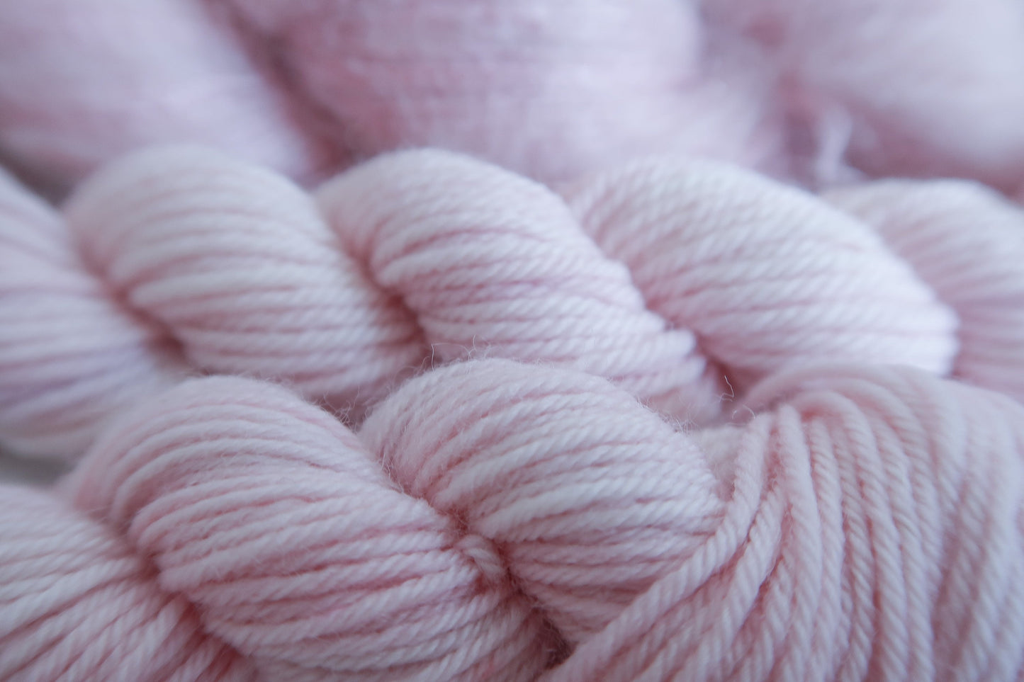 Dried Hydrangea // HANDDYED YARN sock, dk, sparkle sock, mohair, suri, pink, pastel pink, light pink, pastel yarn, custom yarn