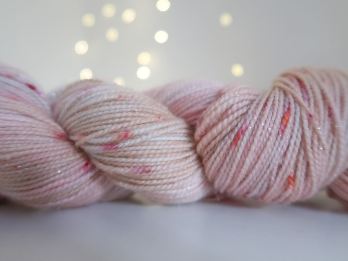 Land of Sweets from The Nutcracker and the Four Realms Handdyed Yarn, sock, sparkle, DK, dyed to order