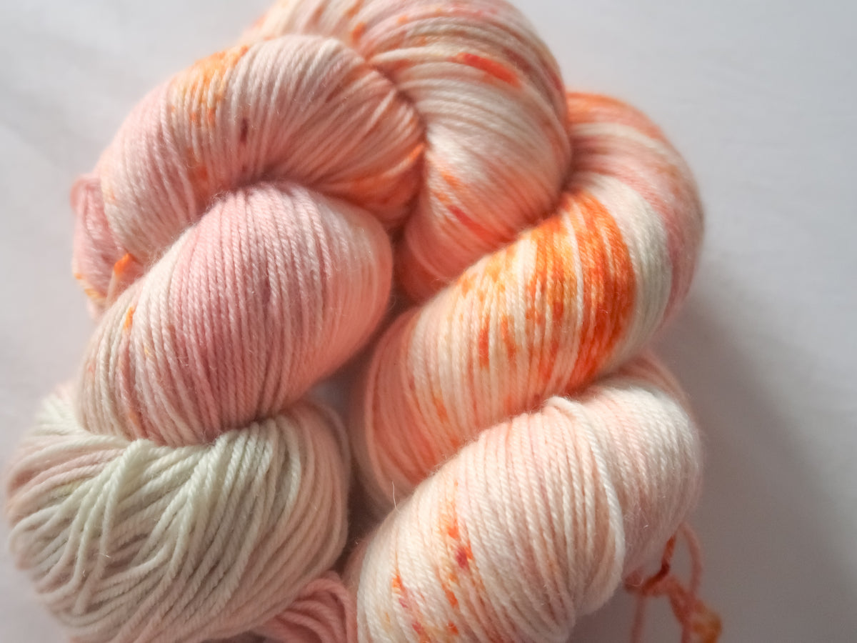 HARVEST ROSE Sock Set Bundle Handdyed Yarn from The Last Rose Collection