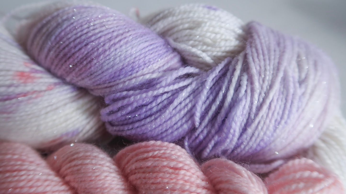 SHEPHERD'S DELIGHT SOCK SET BUNDLE Handdyed Yarn from The WINTER SKIES Collection