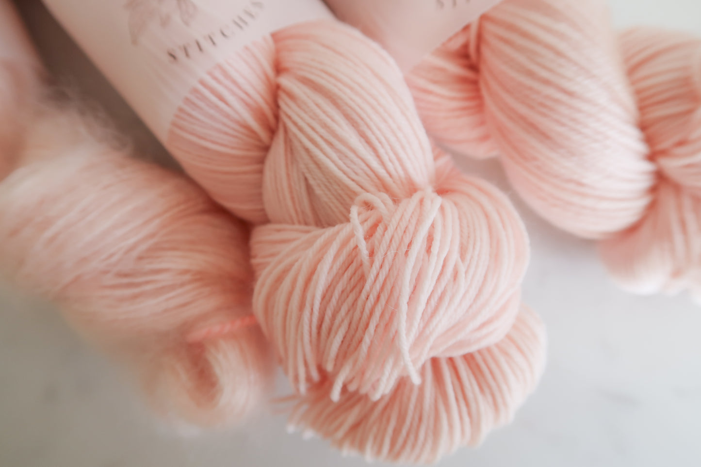 Peach Bellini Semi-Solid Handdyed Yarn // Dyed to Order