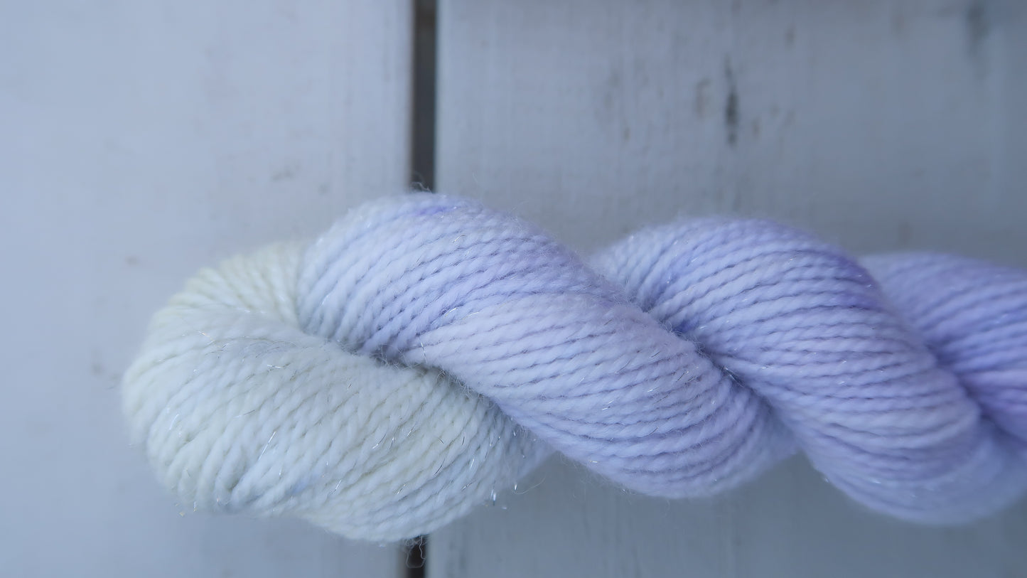 BLUEBERRY CHEESECAKE Handdyed Yarn from The Ice Cream Collection // Dyed to Order