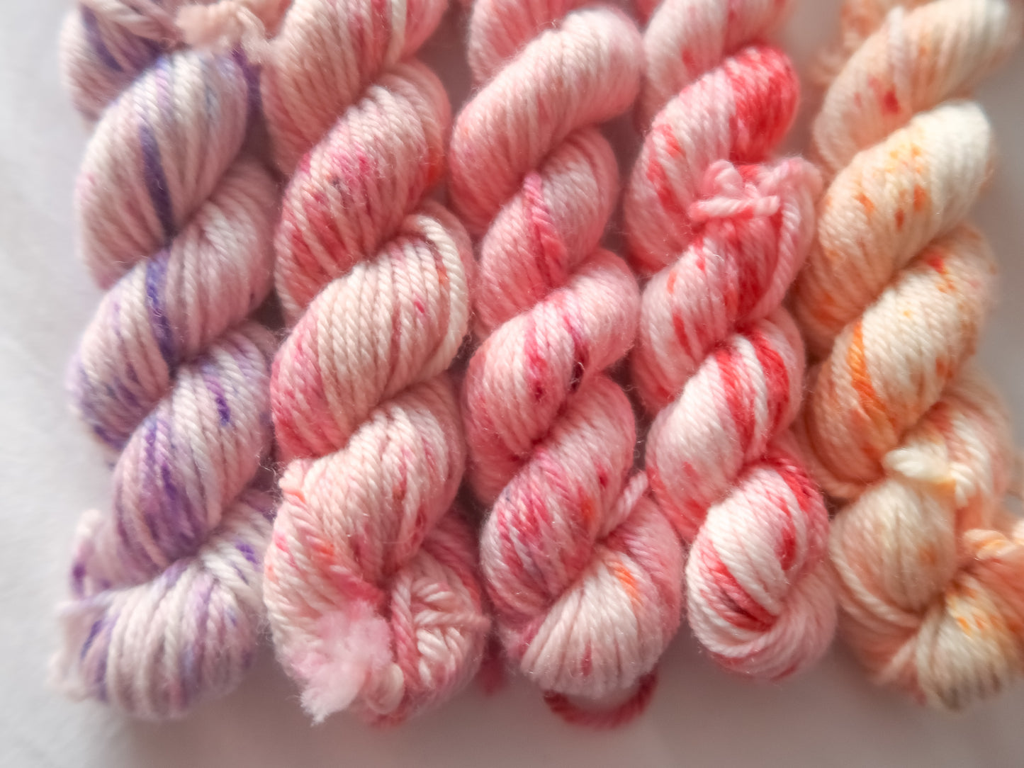 THE LAST ROSE Minis Bundle Handdyed Yarn from The Last Rose Collection