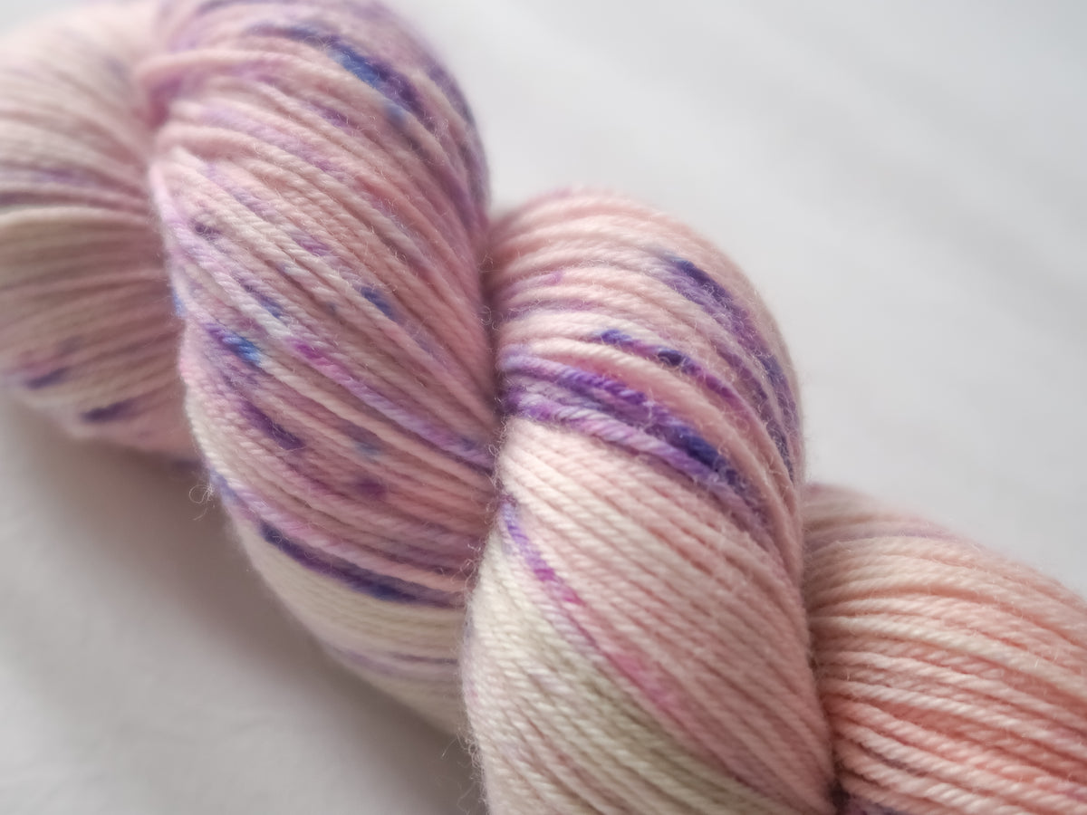 VIOLET MOONLIGHT Handdyed Yarn from The Last Rose Collection