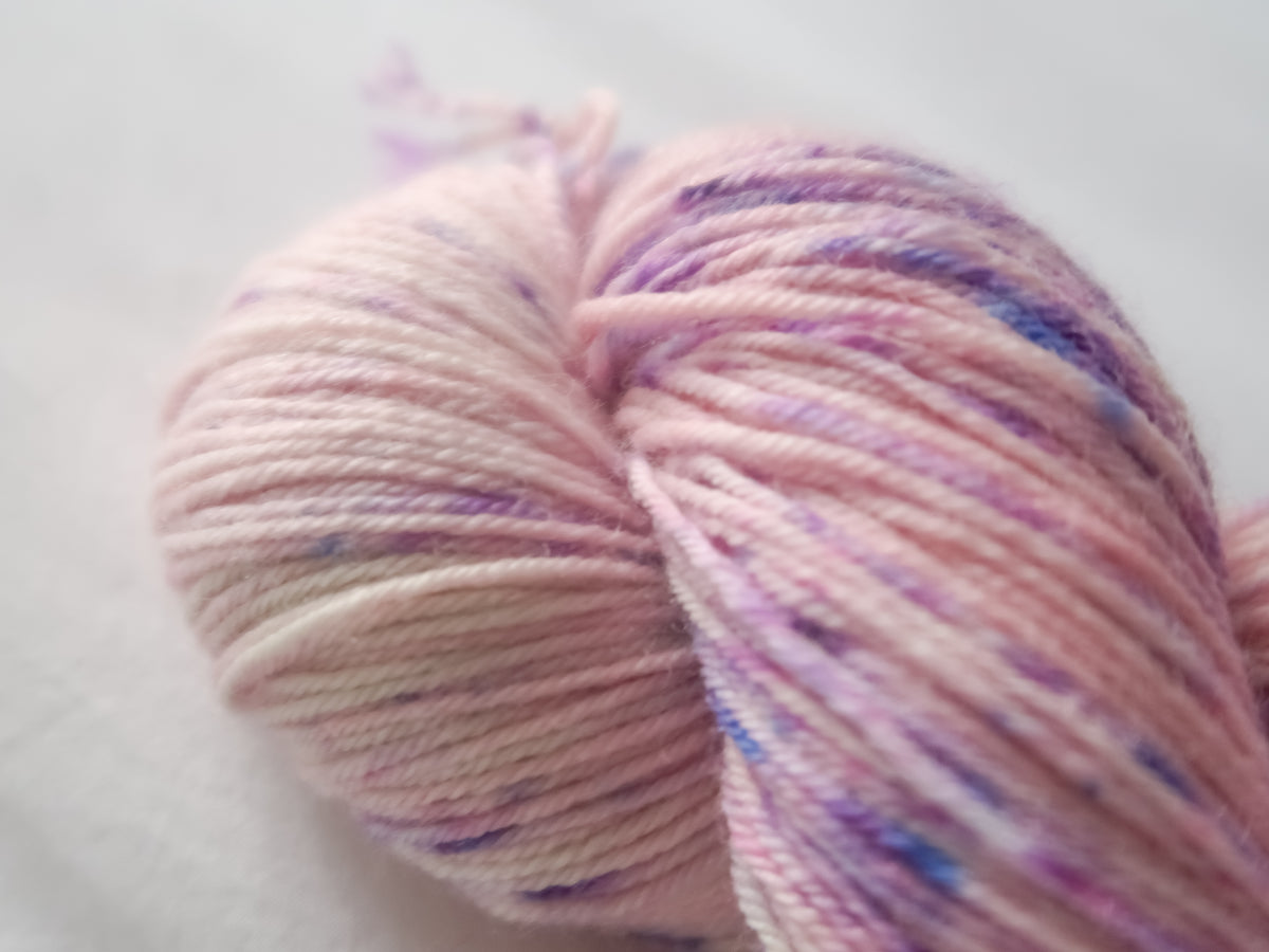 VIOLET MOONLIGHT Handdyed Yarn from The Last Rose Collection