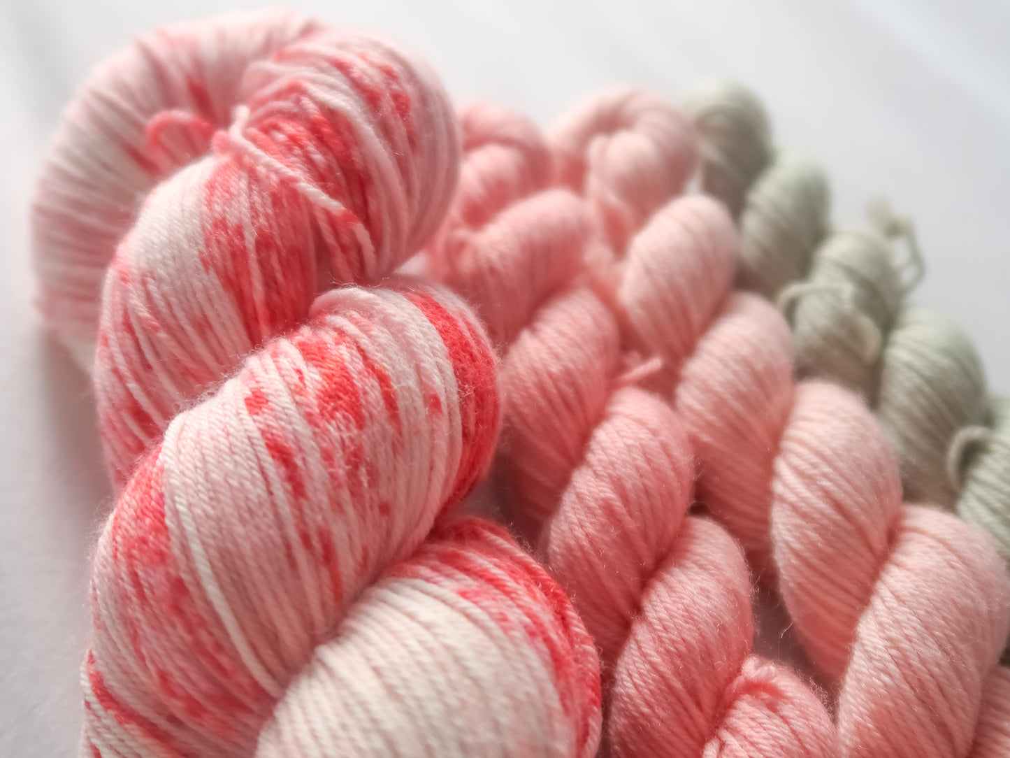 AUTUMN POSY Sock Set Bundle Handdyed Yarn from The Last Rose Collection