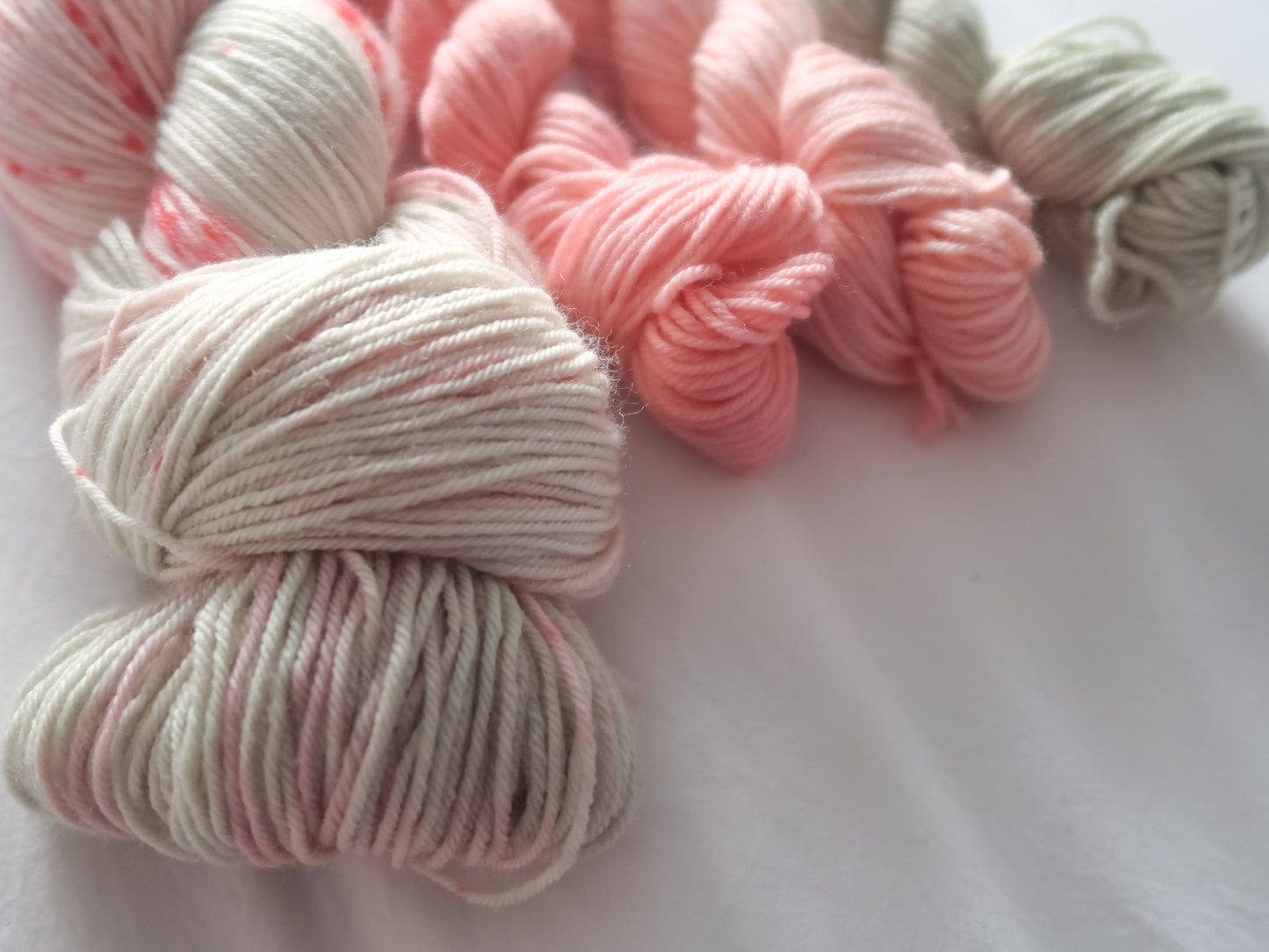 AUTUMN POSY Sock Set Bundle Handdyed Yarn from The Last Rose Collection