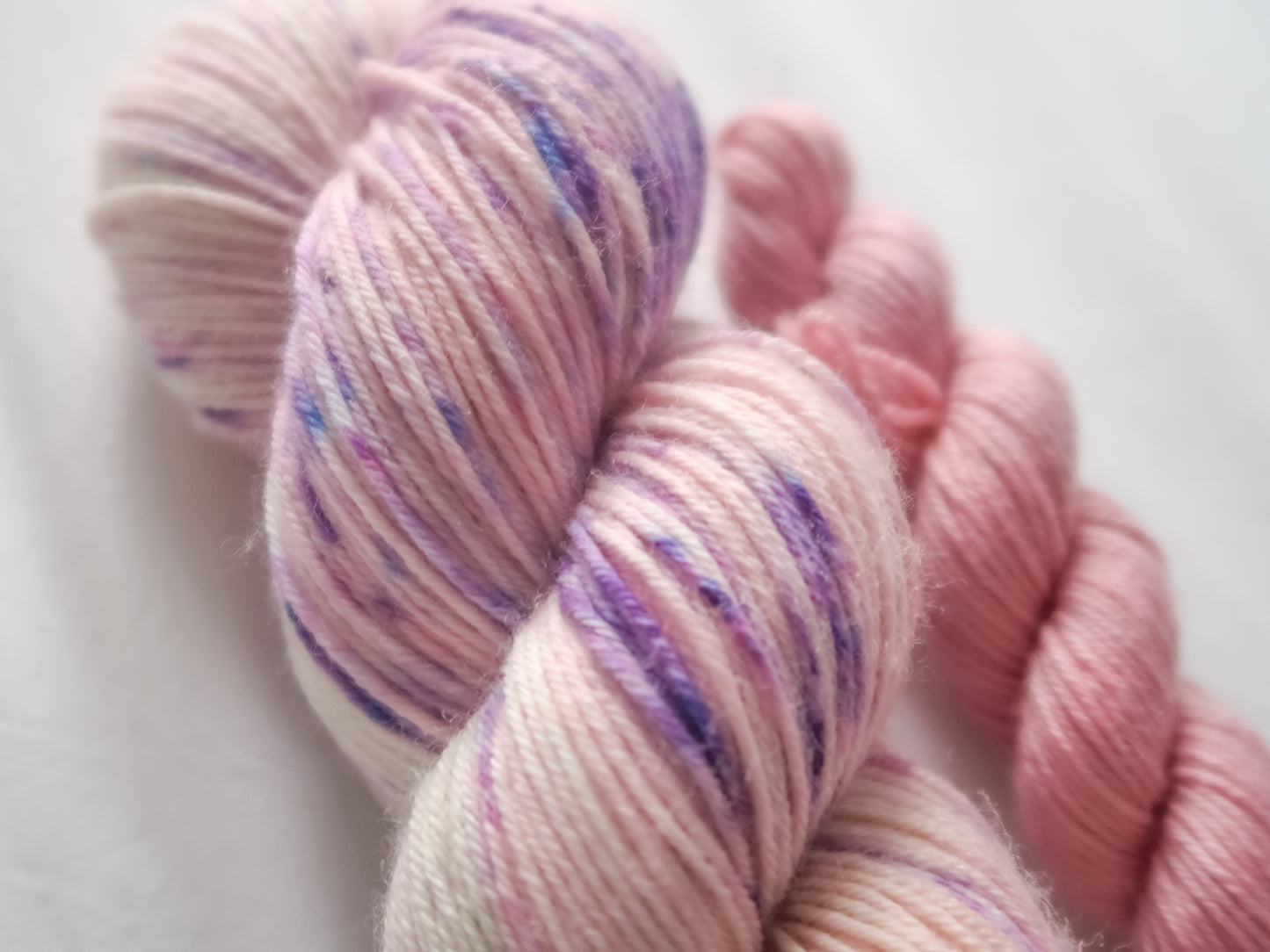 VIOLET MOONLIGHT Sock Set Bundle Handdyed Yarn from The Last Rose Collection