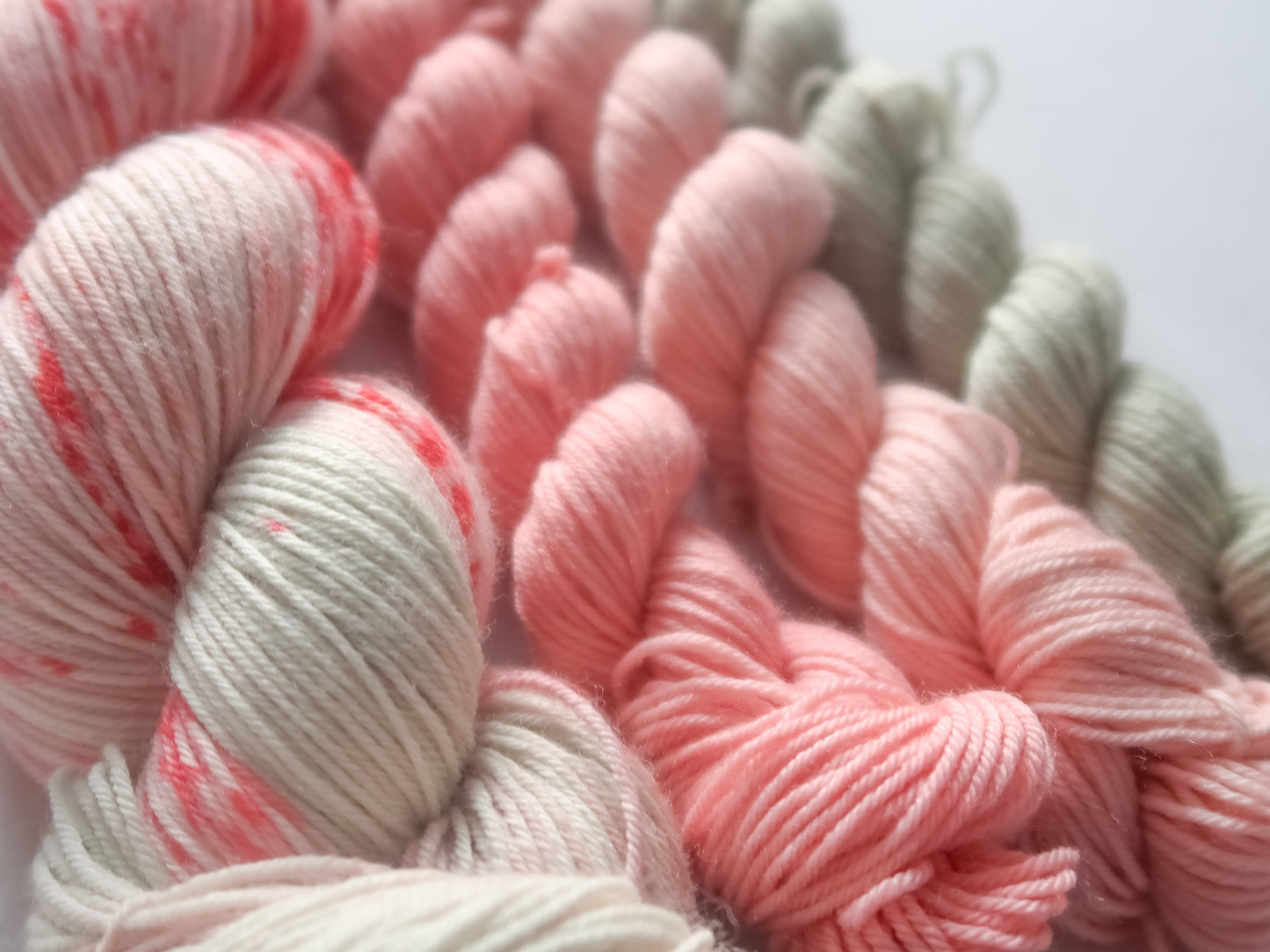 AUTUMN POSY Sock Set Bundle Handdyed Yarn from The Last Rose Collection