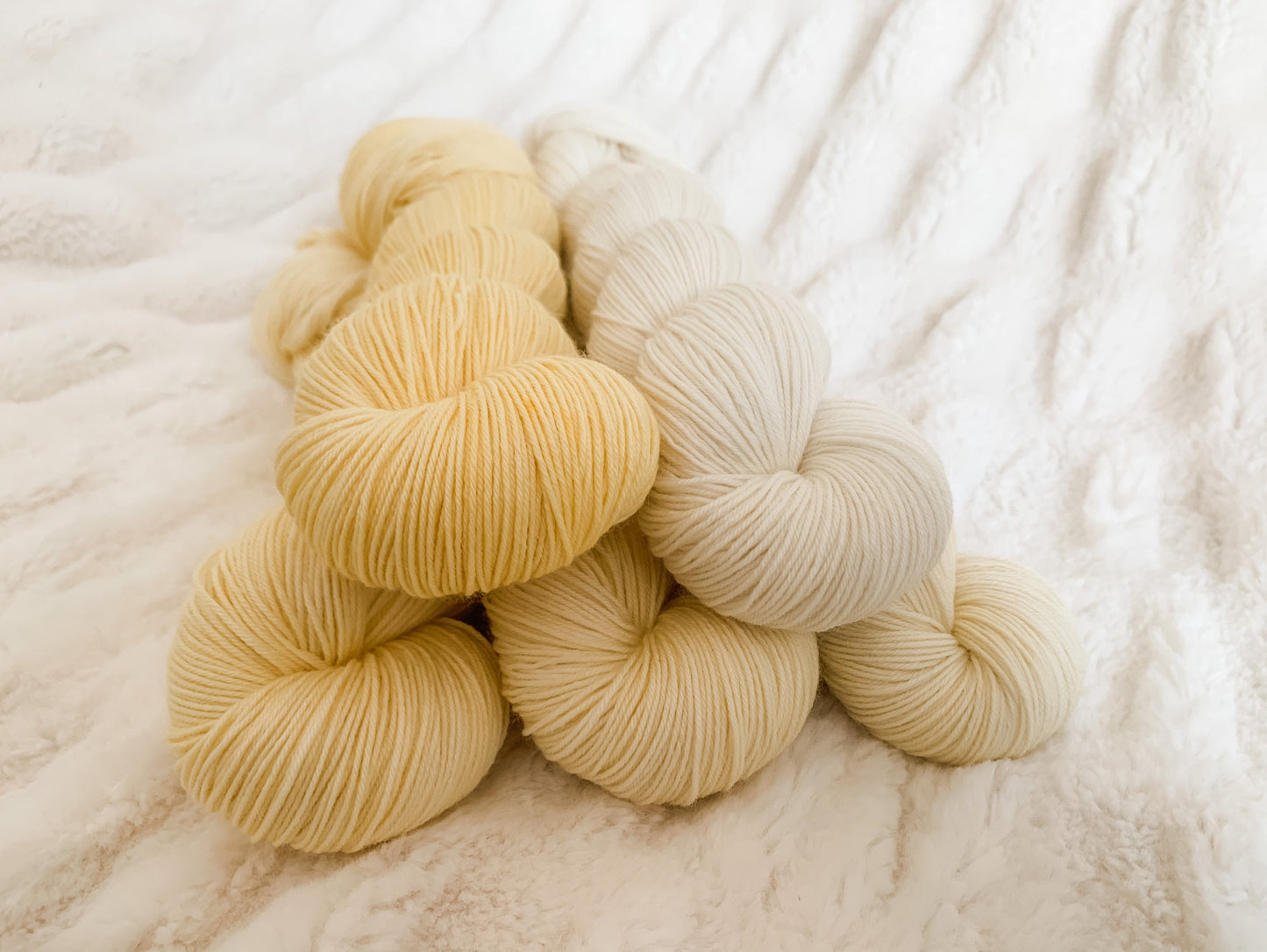 Buttercup Fade Set on sock or DK, full or mini skeins