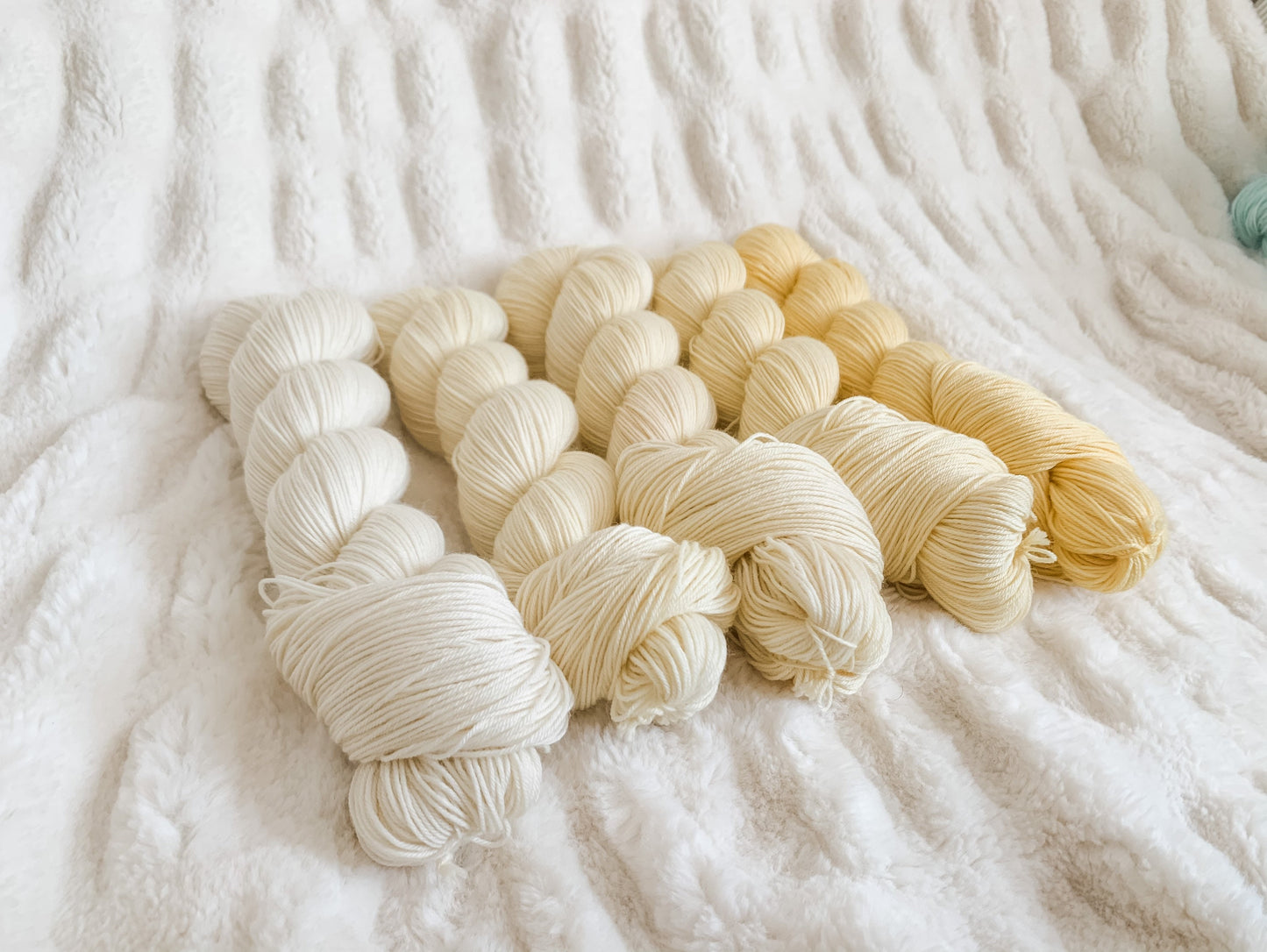 Buttercup Fade Set on sock or DK, full or mini skeins