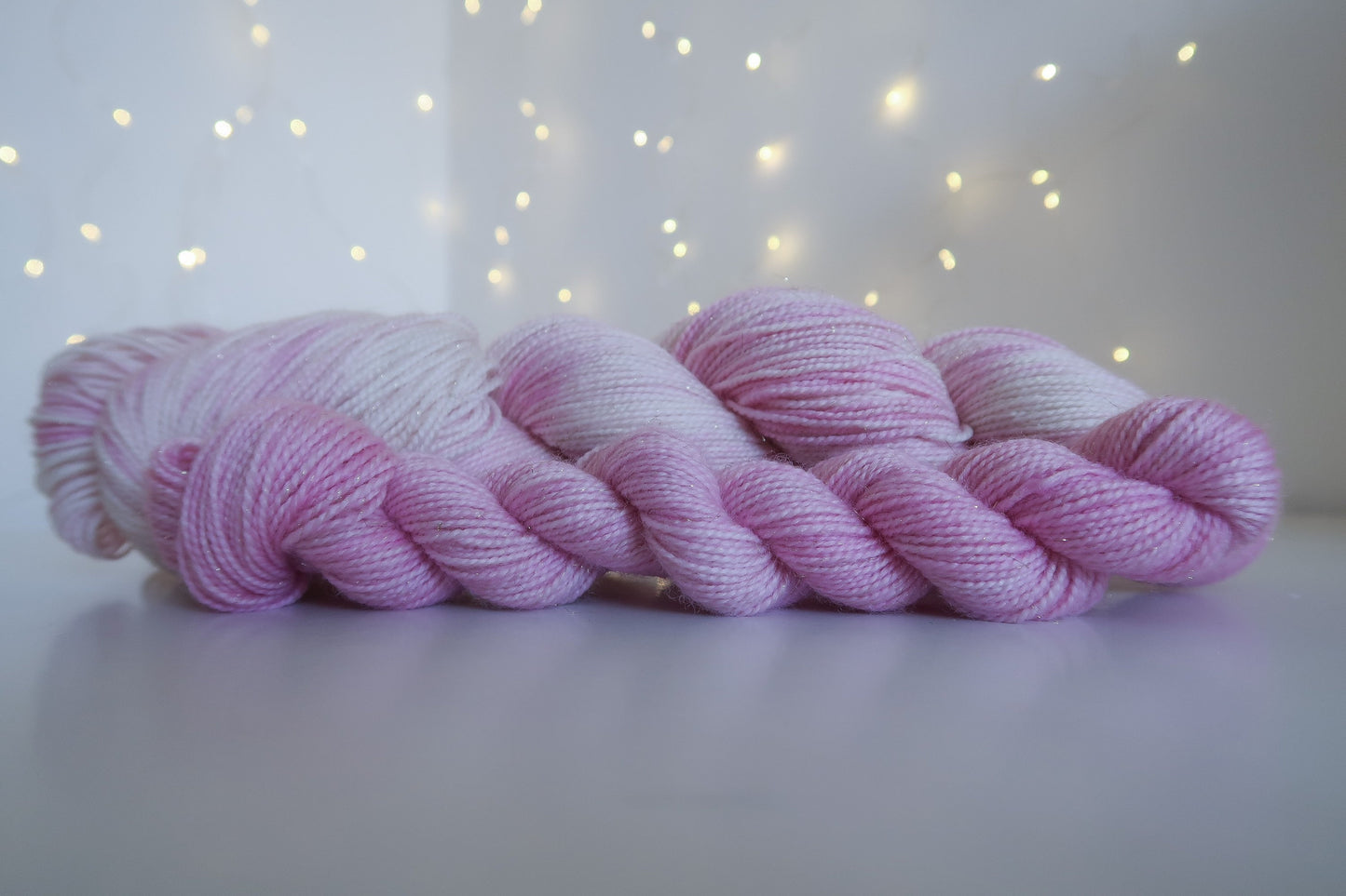 Hyacinth Sock Set // HANDDYED YARN sock, dk, sparkle sock, pastel yarn, custom yarn