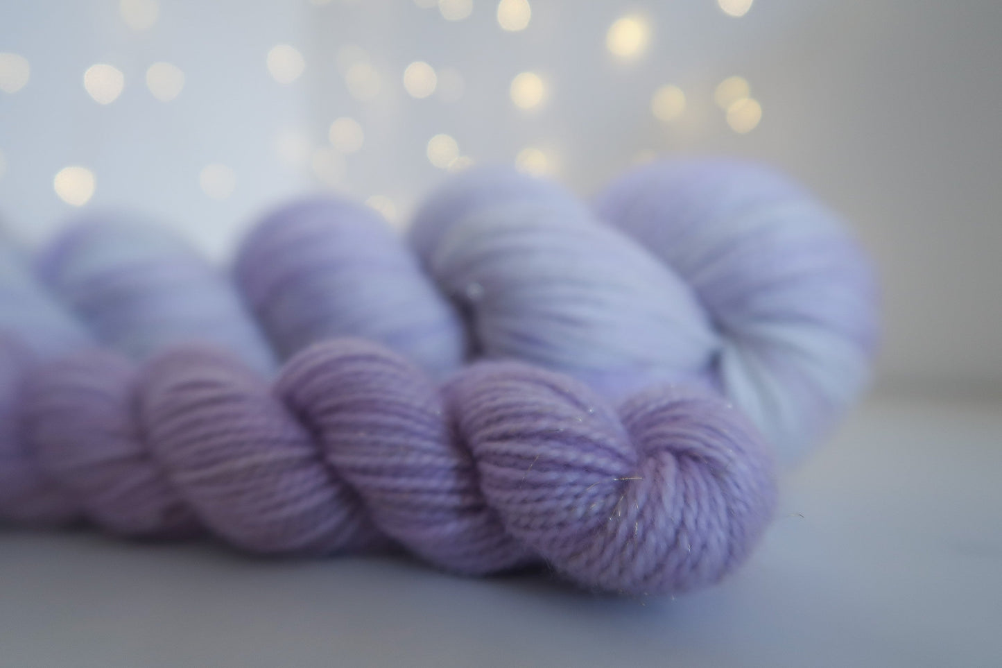 Grape Soda Club Sock Set // HANDDYED YARN sock, dk, sparkle sock, pastel yarn, custom yarn