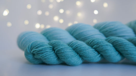 Sea Glass Sock Set // HANDDYED YARN sock, dk, sparkle sock