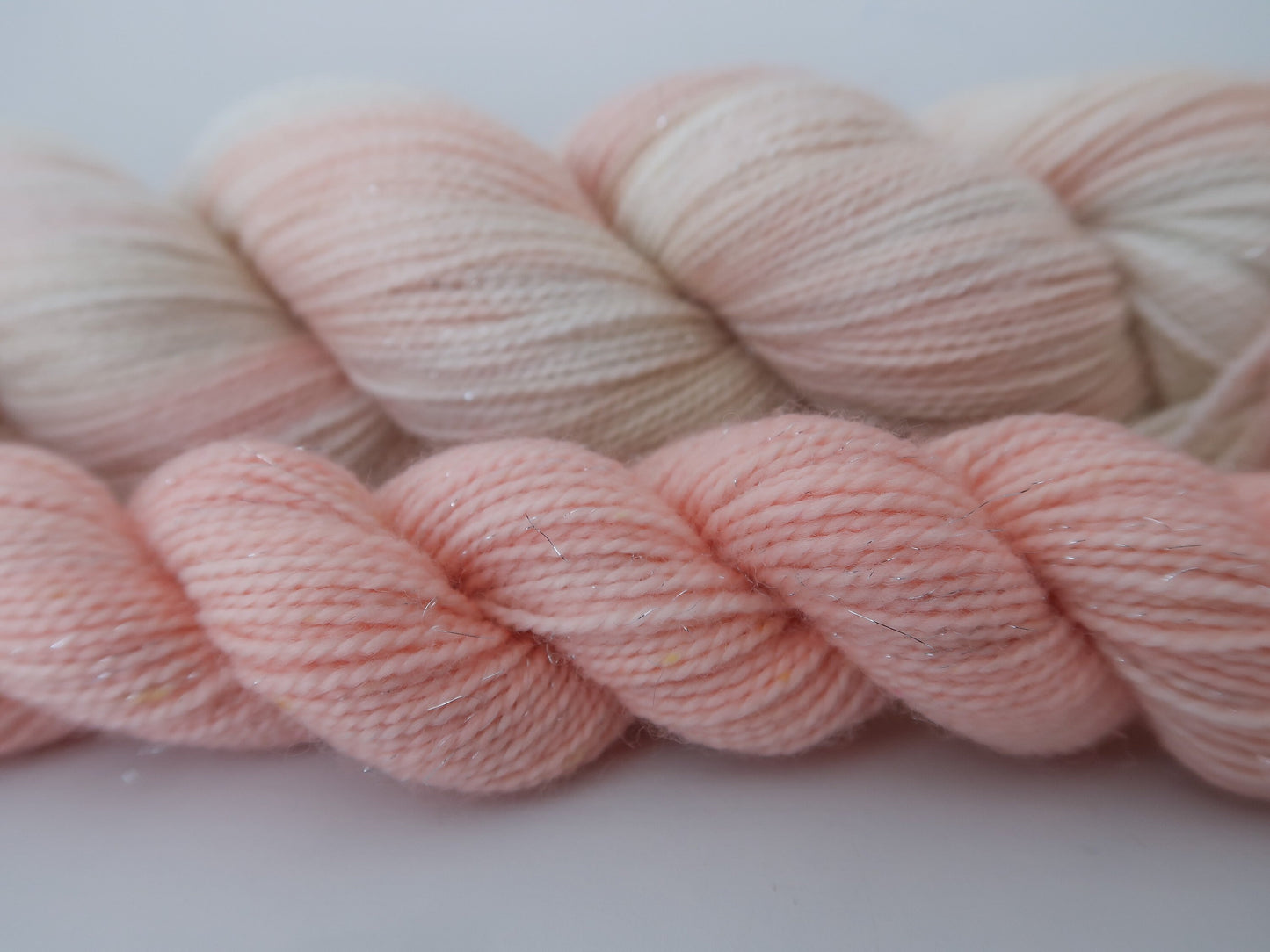 Coral Kisses Sock Set Bundle // Limited Stock // HANDDYED YARN sock, dk, sparkle sock, sock set, progress keeper, stitch marker, shell