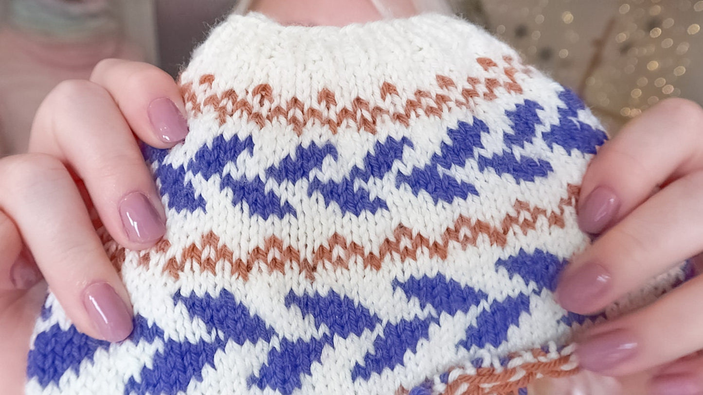 Yarn Set: Marieke Little in Navy, Tan and Cream