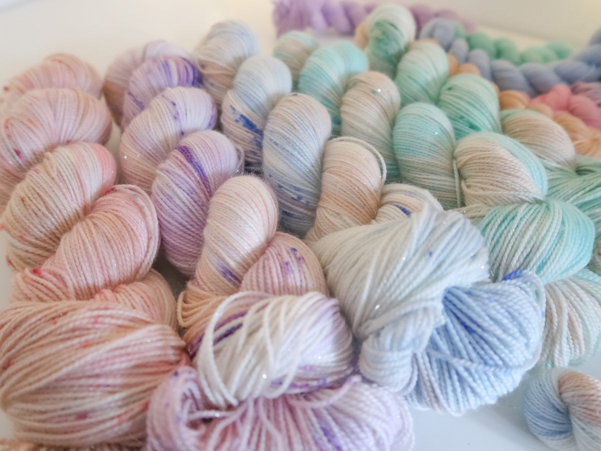 The Nutcracker and the Four Realms Yarn Bundle on Minis or Full Skeins / Handdyed Yarn, sock, sparkle, DK, dyed to order