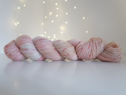 Land of Sweets from The Nutcracker and the Four Realms Handdyed Yarn, sock, sparkle, DK, dyed to order