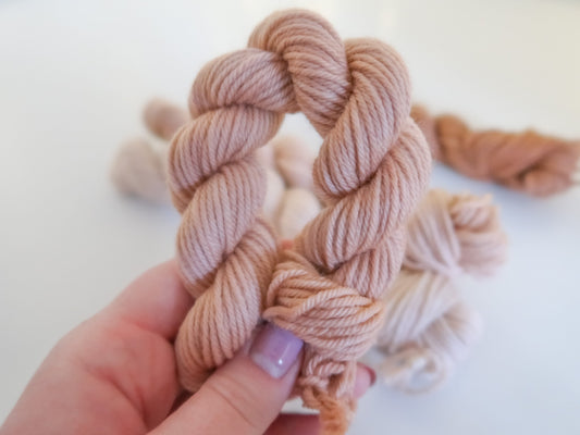 Camel Coat from the Autumn Neutrals Yarn Collection / Handdyed Yarn, sock, sparkle, DK, dyed to order